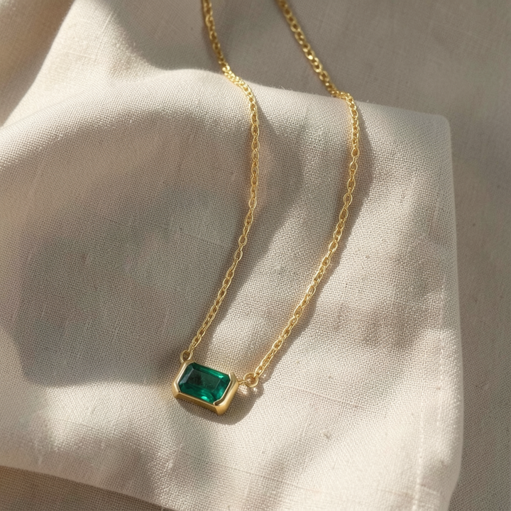 Money Green Emerald Necklace